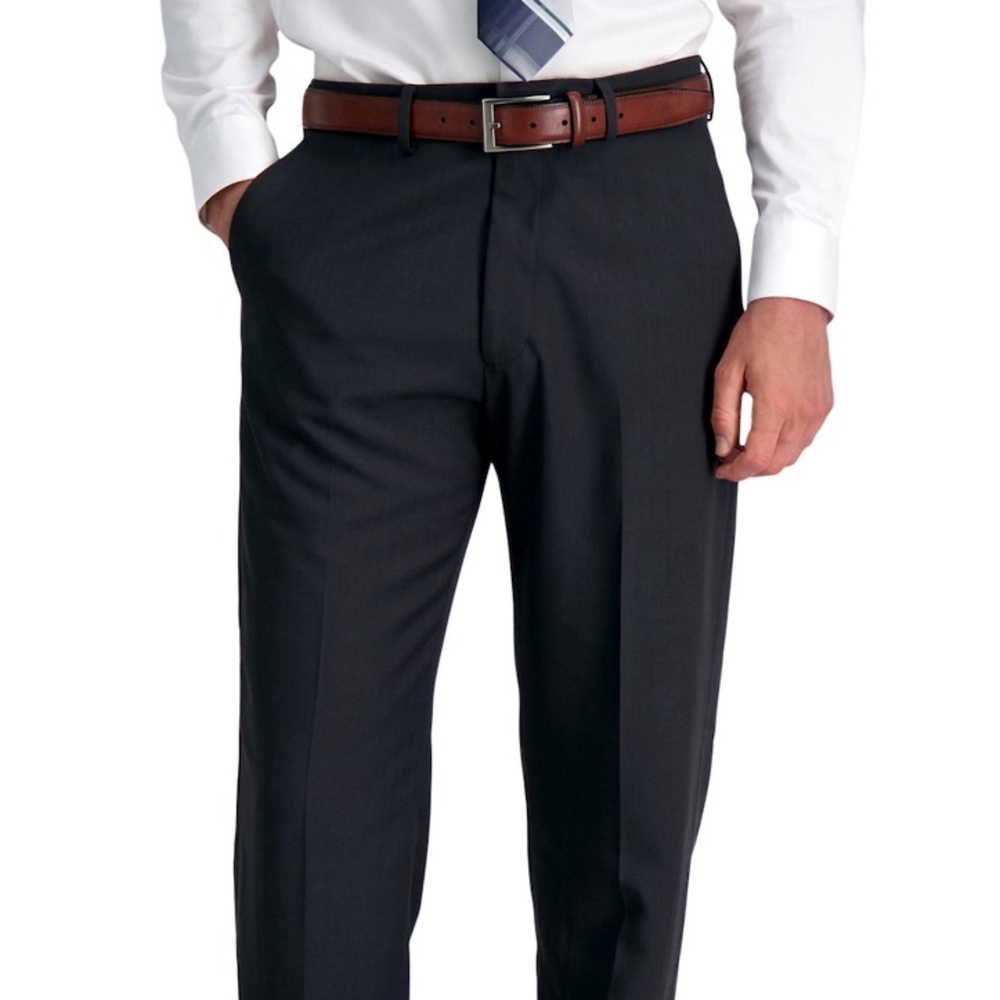 NWT men’s Haggar smart wash repreve Classic fit suit pants SZ 42x30 BLUE